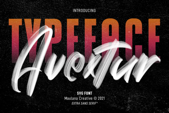 Avextur: A Casual Street Style Font for Bold Display Designs