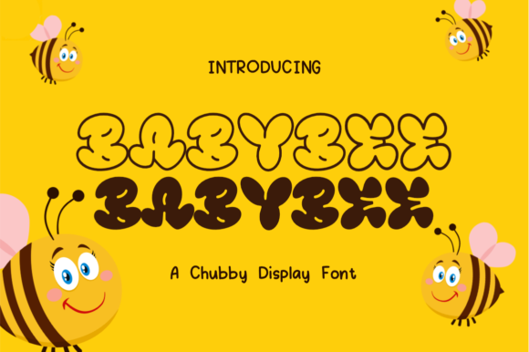 Babybee: The Chubby Display Font for Bold Small Business Branding