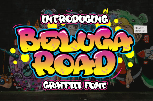 Beluga Road: The Graffiti Display Font for Scroll-Stopping Visuals