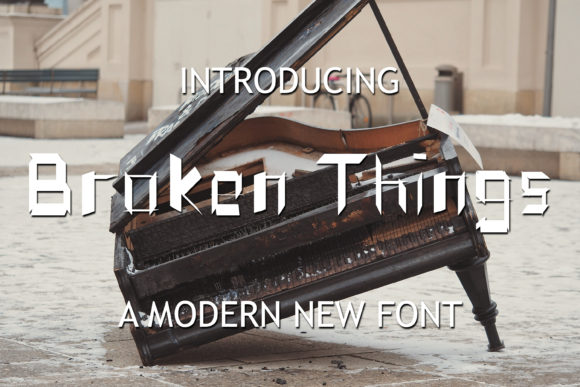 Broken Things: The Squared Display Font for Scroll-Stopping Visuals