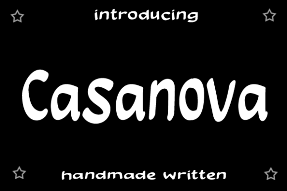 Casanova: A Fun Display Font for Creative Digital Branding