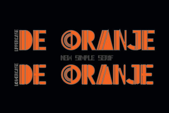 De Oranje: A Modern Display Font for Editorial Design
