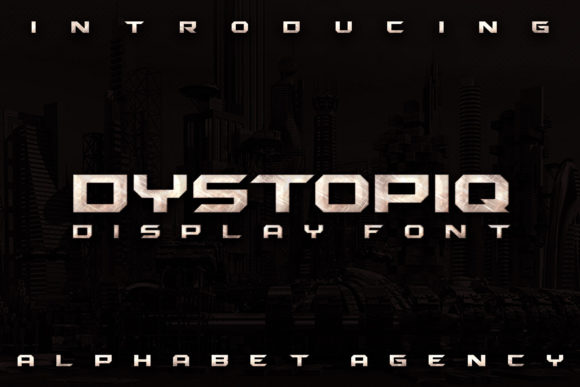 Dystopiq: The Bold Display Font for Modern Web Design