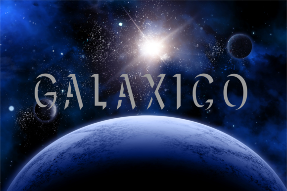 Galaxtico: The 3D Display Font for Modern Digital Brands