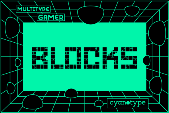 Gamer Blocks: The Ultimate Pixelated Display Font for Modern Design