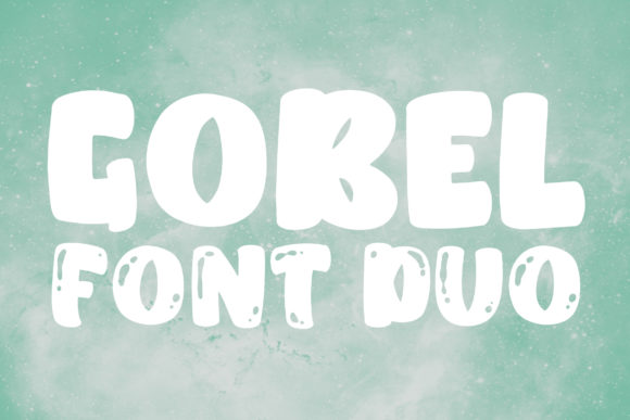 Gobel: The Thick Lettered Display Font for Fun Crafts