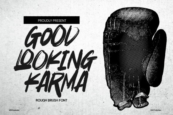 Good Looking Karma: The Brushed Display Typeface for Modern Digital Brands