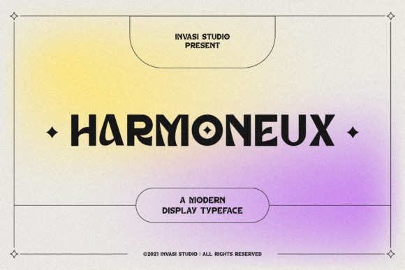 Harmoneux: The Modern Display Typeface for High-Impact Campaigns