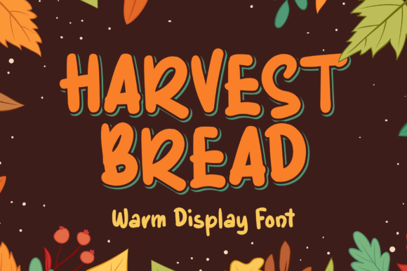 Harvest Bread: A Warm Display Font for Editorial Design