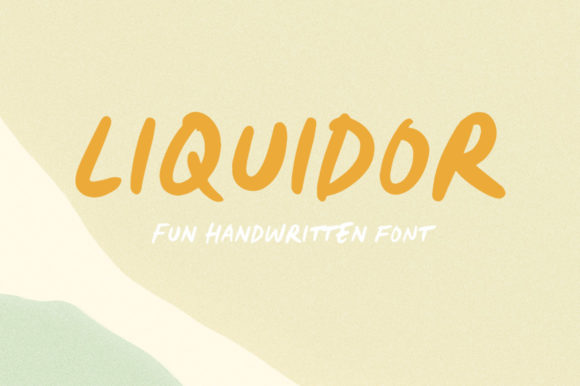 Liquidor: The Cool Display Font for Modern Branding