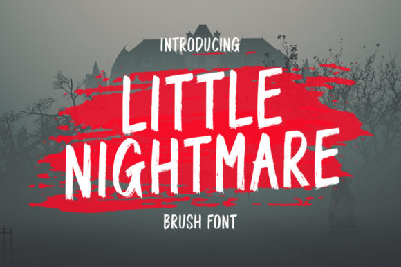 Little Nightmare: A Spooky Display Font for Editorial Design