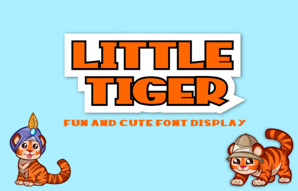 Little Tiger: A Bold Display Font for Creative Projects