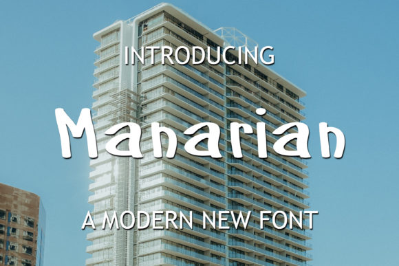 Manarian: The Fun Display Font for Handmade Creations