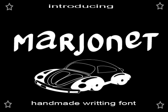 Marjonet: A Playful Display Font for Creative Projects