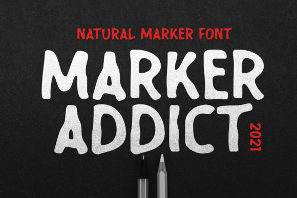 Marker Addict: The Bold Display Font for Scroll-Stopping Campaigns
