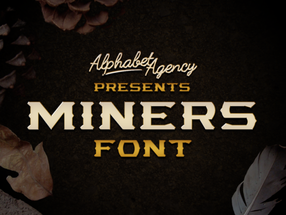 Miners: The Bold Display Font for Your Next Project