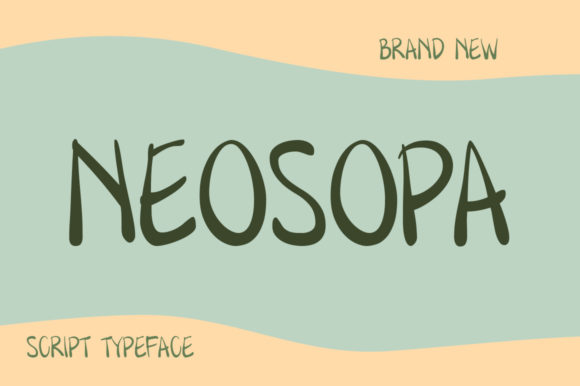 Neosopa: A Relaxed Display Font for Modern Web Design