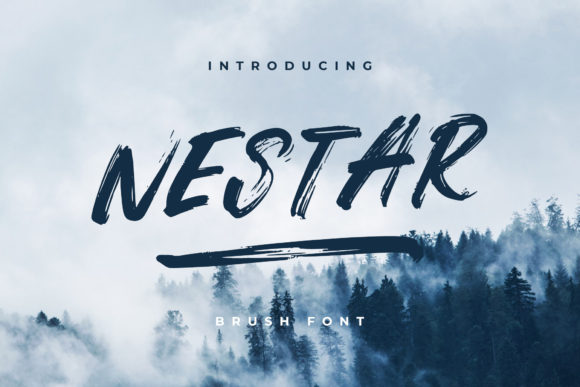 Nestar Brush: The Display Font for Scroll-Stopping Visuals