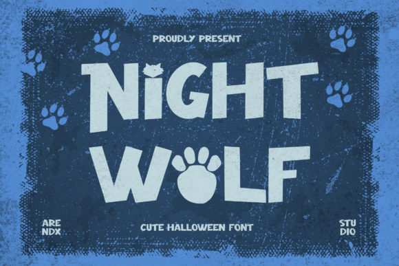 Night Wolf: A Cute Display Font for Editorial Design