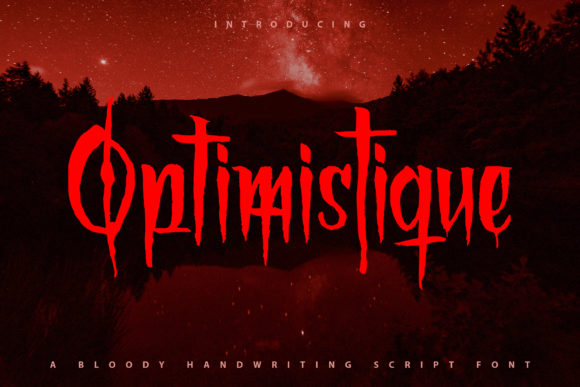 Optimistique: The Spooky Display Font for Digital Branding