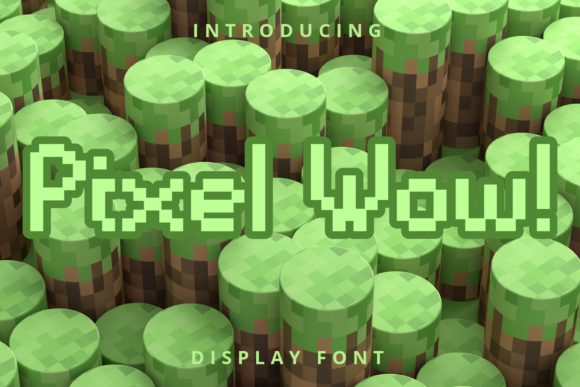 Pixel Wow: The Modern Display Font for Bold Business Branding