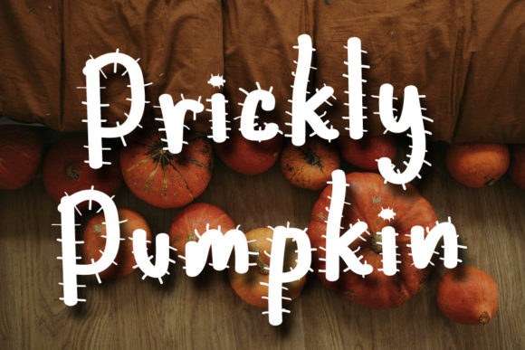 Prickly Pumpkin: A Creative Display Font for Editorial Design