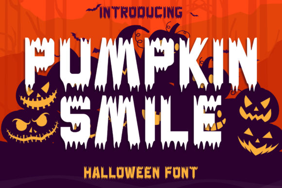 Pumpkin Smile: The Spooky Display Font for Bold Branding
