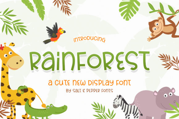 Rainforest: The Playful Display Font for Scroll-Stopping Campaigns