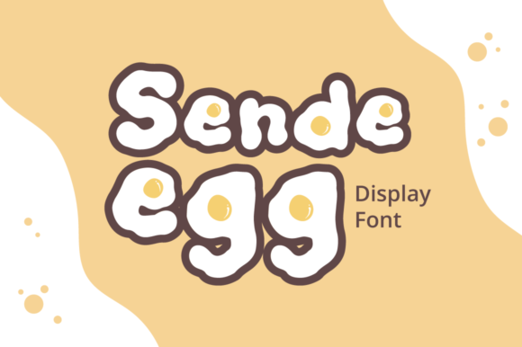 Sende Egg: The Perfect Display Font for Small Business Branding