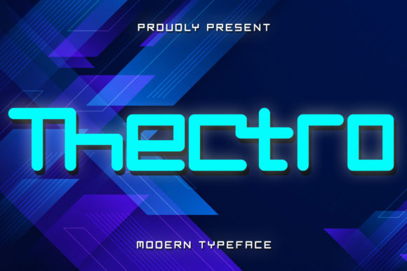 Thectro: The Modern Display Font for Tech-Forward Branding