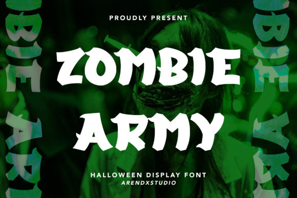 Zombie Army: The Bold Display Font for Memorable Branding